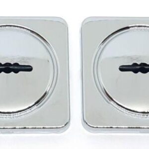 Сувальдна броненакладка DEF QUADRO СР, хром (Китай)