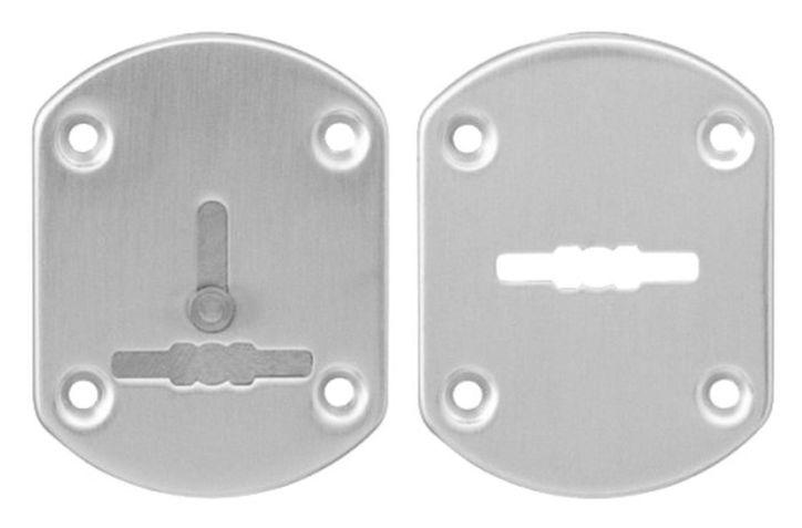 Накладка сувальдна KEDR Т917 СР, хром (Китай)