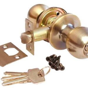 Дверна ручка кноб KEDR NEW D672ET AB, бронза (Китай)