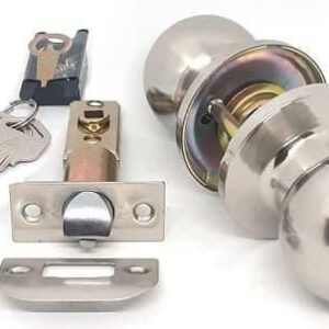 Дверна ручка кноб KEDR NEW D672ET SS, сатин (Китай)