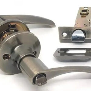 Дверна ручка кноб KEDR NEW D80-23BK AB, бронза (Китай)