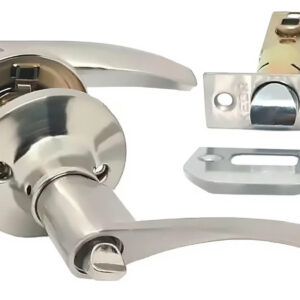 Дверна ручка кноб KEDR NEW D80-23BK SS, сатин (Китай)