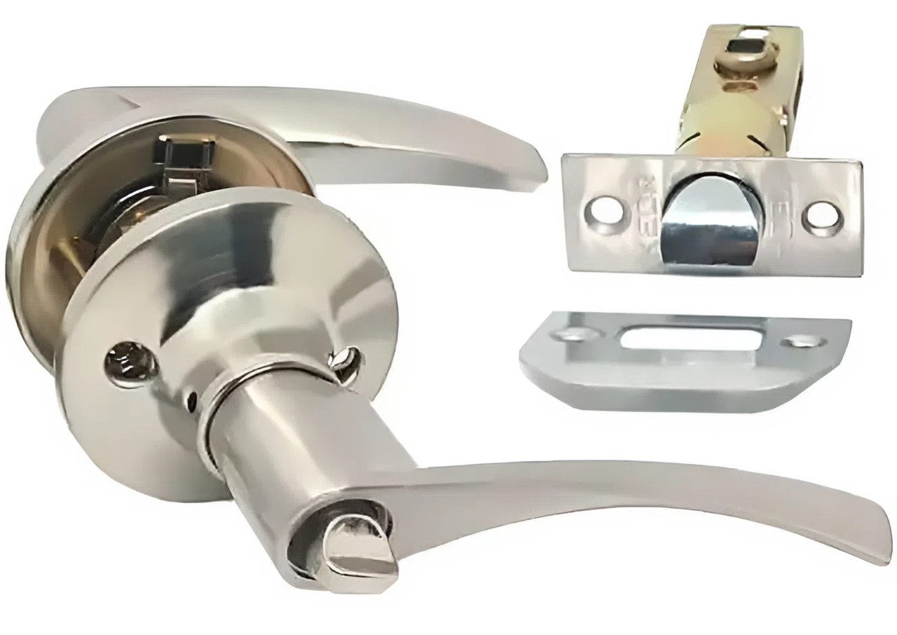 Дверна ручка кноб KEDR NEW D80-23BK SS, сатин (Китай)