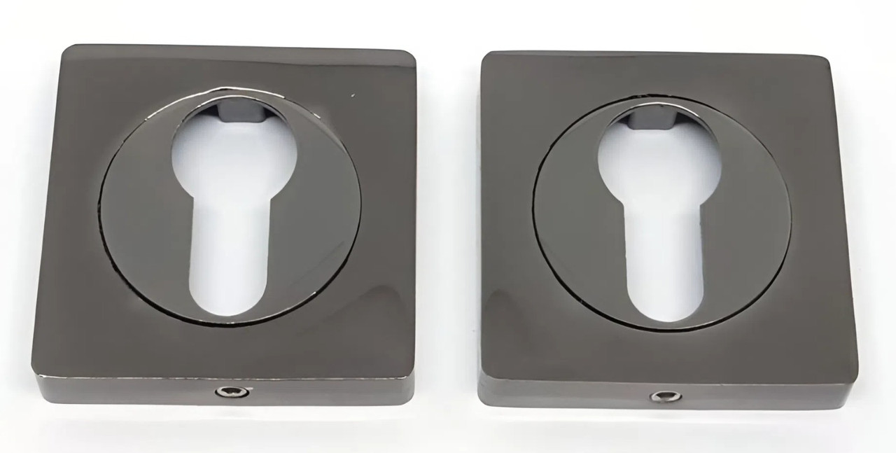 Накладки на циліндр KEDR HRoz-0601 ЕТ-AL-Black nickel, чорний нікель (Китай)