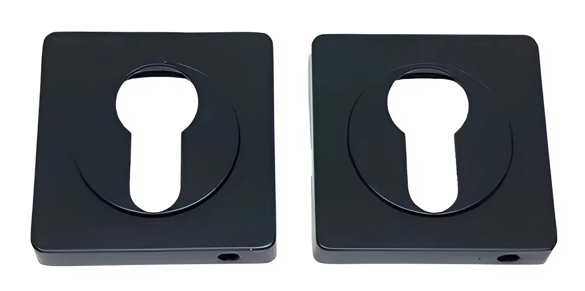 Накладки на циліндр KEDR HRoz-0601 ЕТ-AL-Black mat, чорний (Китай)