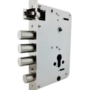 Корпус 3-ригельного замка PES 7068 з круглими ригелями