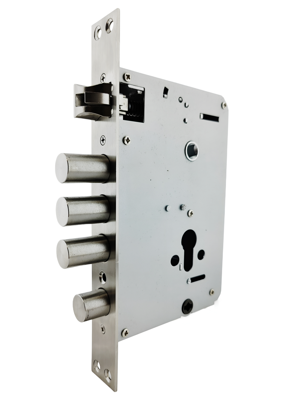 Корпус 3-ригельного замка PES 7068 з круглими ригелями