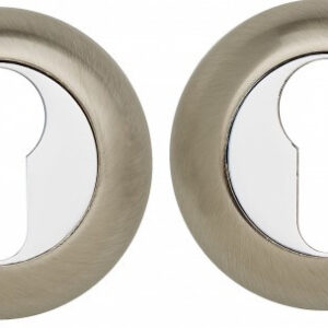 Накладки під циліндр KEDR HRoz-0701 ЕТ-AL-SN/CP, сатин (Китай)