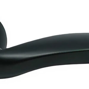 Дверна ручка KEDR HRoz-07.295-AL Black mat, чорний матовий (Китай)