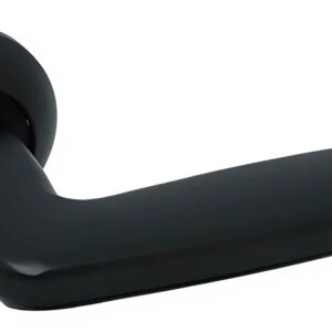 Дверна ручка KEDR HRoz-07.766-AL Black mat, чорний матовий (Китай)