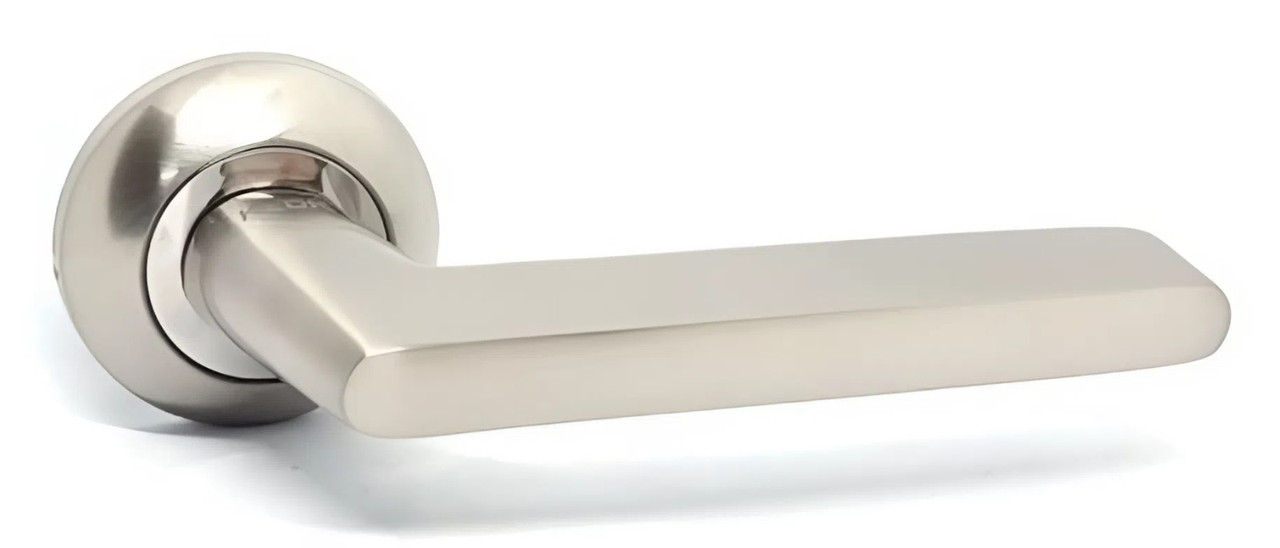 Дверна ручка KEDR HRoz-07.927-AL SN/CP, сатин хром (Китай)