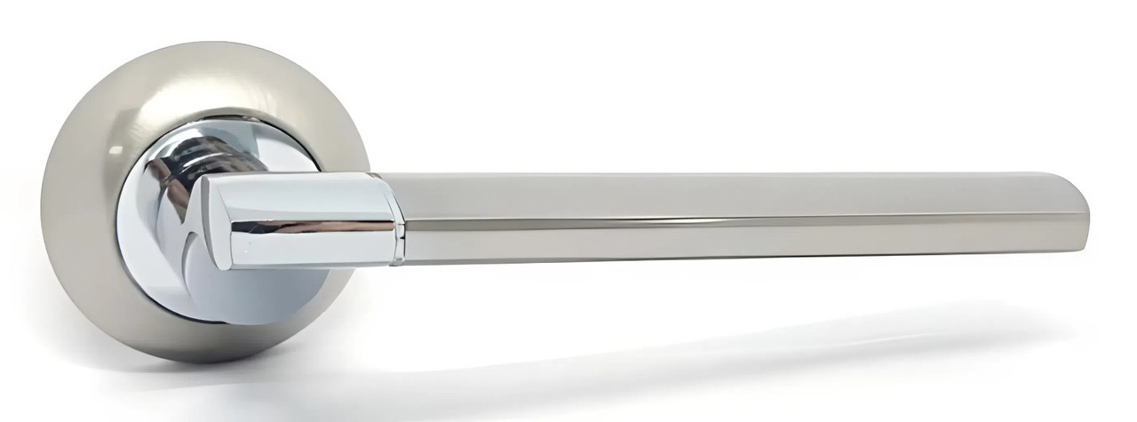 Дверна ручка KEDR HRoz-07.092-AL S/CR, сатин хром (Китай)