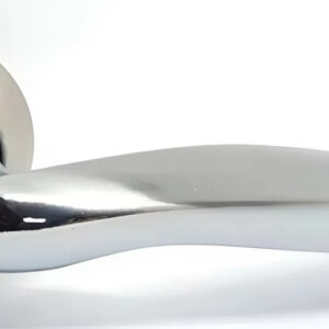 Дверна ручка KEDR HRoz-07.295-AL SN/CP, сатин хром (Китай)