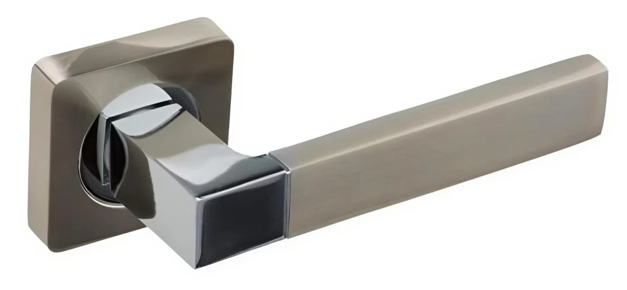 Дверна ручка KEDR R08.081-AL-SN/CP сатин хром (Китай)