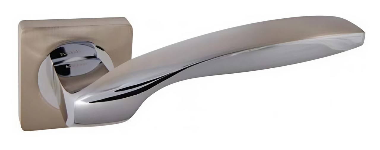 Дверна ручка KEDR R08.045-AL-SN/CP сатин хром (Китай)