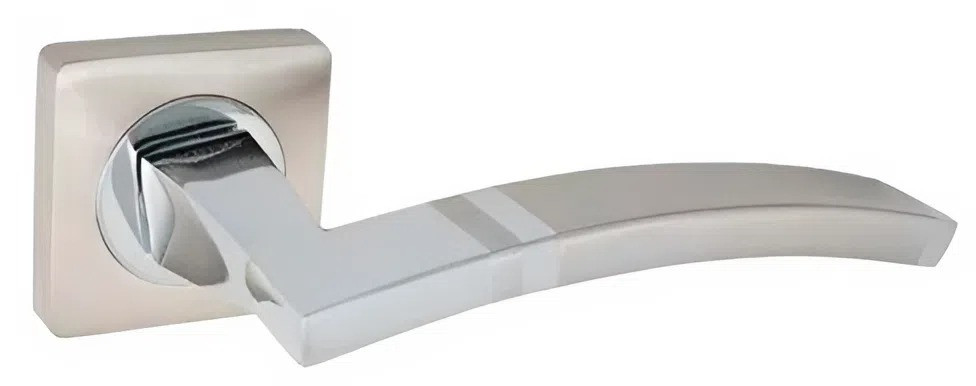 Дверна ручка KEDR R08.149-AL-SN/CP сатин хром (Китай)