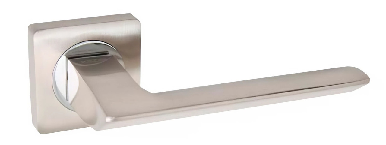 Дверна ручка KEDR R08.148-AL-SN/CP сатин хром (Китай)