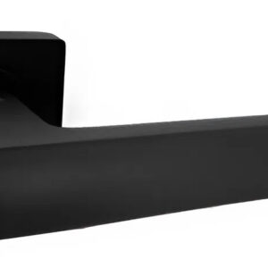 Дверна ручка KEDR R08.144-AL-Black mat, чорний матовий (Китай)