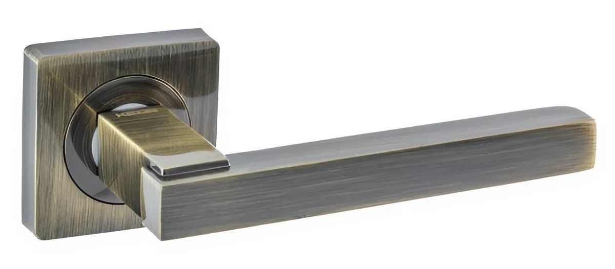 Дверна ручка KEDR R08.103-AL-AB, бронза (Китай)