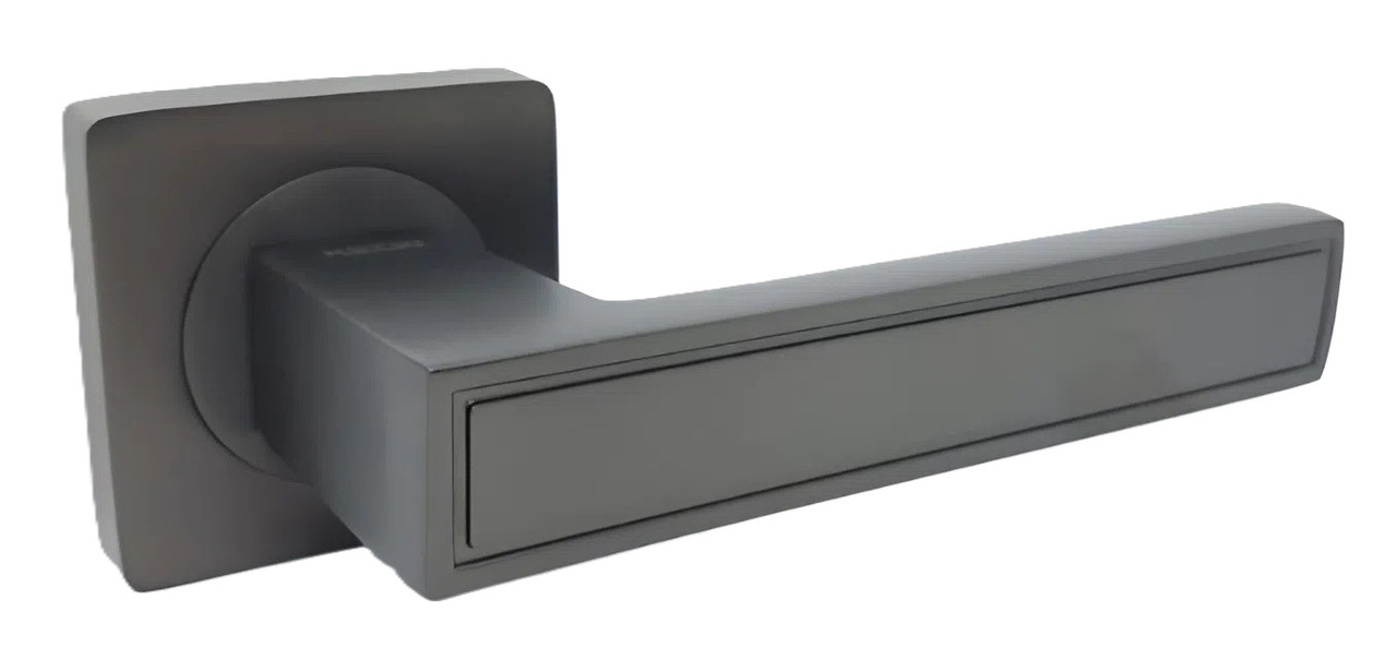 Дверна ручка KEDR R08.348-AL-Graffit, графіт (Китай)