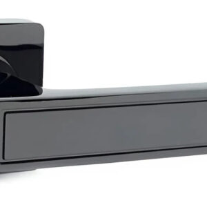 Дверна ручка KEDR R08.348-AL-Black nickel, чорний нікель (Китай)