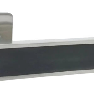 Дверна ручка KEDR R08.820-AL-SN/CP-Black, чорний (Китай)