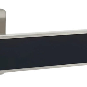 Дверна ручка KEDR R08.810-AL-SN/CP-black, чорний (Китай)