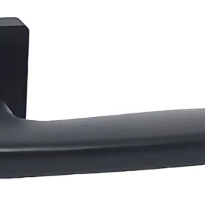 Дверна ручка KEDR R08.766-AL-Black mat, чорний матовий (Китай)