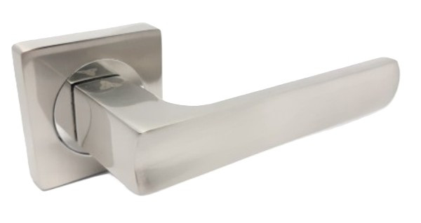 Дверна ручка KEDR R08.144-AL-SN/CP сатин хром (Китай)