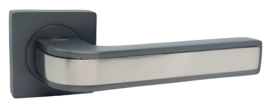 Дверна ручка KEDR R08.830-AL-Graffit, графіт (Китай)