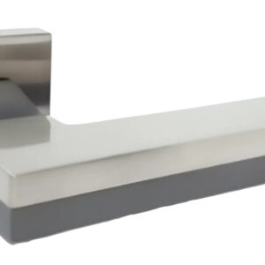 Дверна ручка KEDR R62.722-AL-SN/Graffit, сатин-графіт (Китай)