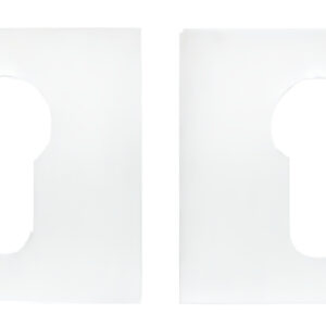 Накладки на циліндр KEDR ET 2101 MWH, білий матовий (Китай)