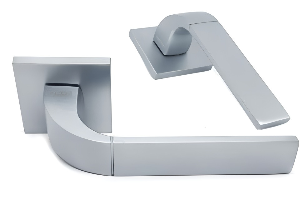 Дверна ручка KEDR ULTRA R21.170 MCP, хром матовий (Китай)