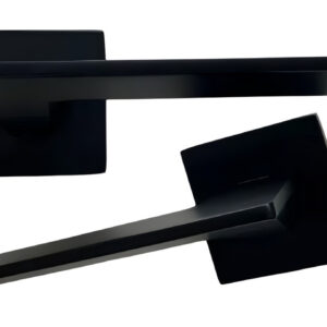 Дверна ручка KEDR ULTRA R21.175 MBP, чорний матовий (Китай)