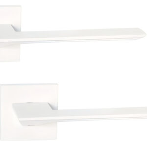 Дверна ручка KEDR ULTRA R21.175 MWH,  білий матовий (Китай)