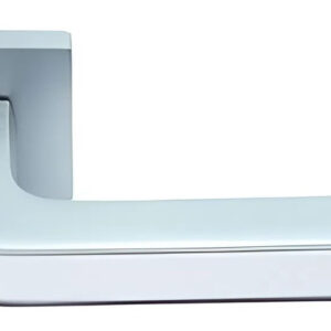 Дверна ручка KEDR ULTRA R21.830 MCP/WH, хром матовий (Китай)