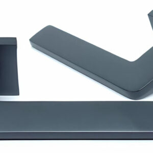 Дверна ручка KEDR ULTRA R21.220 MBP, чорний матовий (Китай)