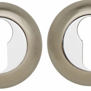 Накладки під циліндр KEDR ET1001-SN/CP, сатин-хром (Китай)