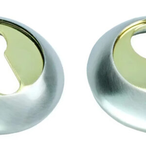 Накладки під циліндр KEDR ET1001-SN/PB, сатин-золото (Китай)