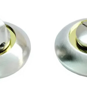 Дверні WC накладки KEDR BK1005-SN/PB, сатин-золото (Китай)