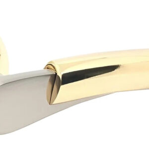 Ручка для дверей KEDR R10.021-AL-SN/PB, сатин-золото (Китай)