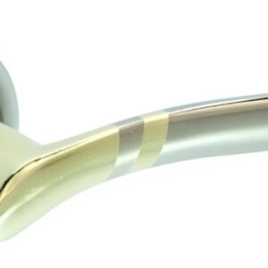 Ручка на двері KEDR R10.035-AL-SN/PB, сатин-золото (Китай)