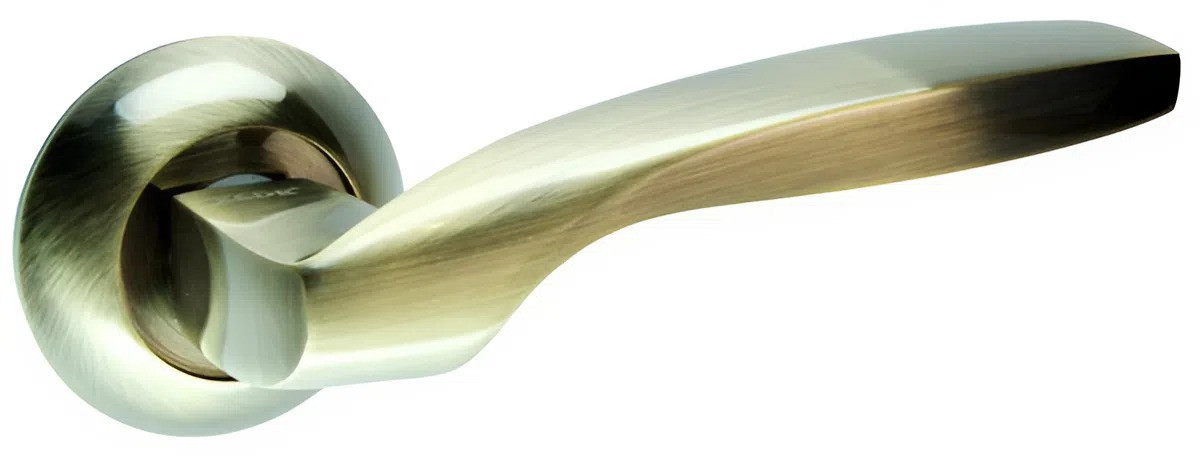 Дверна ручка KEDR R10.045-AL-AB, бронза (Китай)