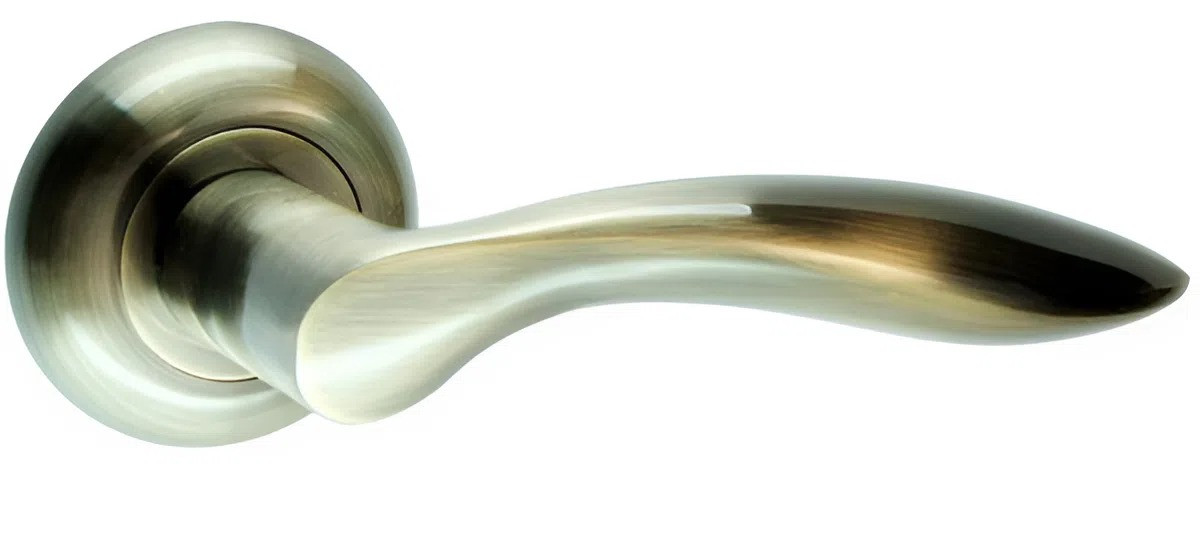 Ручка на розетці KEDR R10.050-AL-AB, бронза (Китай)