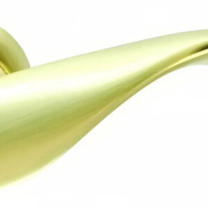 Дверна ручка KEDR R10.049-AL-SB/PB, золото-золото поліроване (Китай)