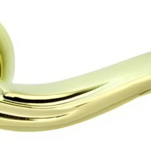 Ручка на розетці KEDR R10.063-AL-SB/PB, золото-золото поліроване (Китай)