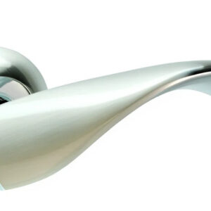 Дверна ручка KEDR R10.049-AL-SN/CP, сатин-хром (Китай)