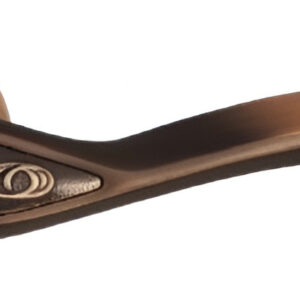 Ручка на круглій розетці KEDR R10.1313-AL-MACC, кава (Китай)