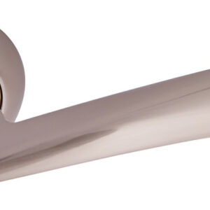 Ручка на круглій розетці KEDR R10.080-AL-SN/CP, сатин-хром (Китай)