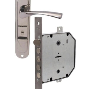 Комплект ручки і замка Bruno BR-42-R правосторонній, нікель (Китай)